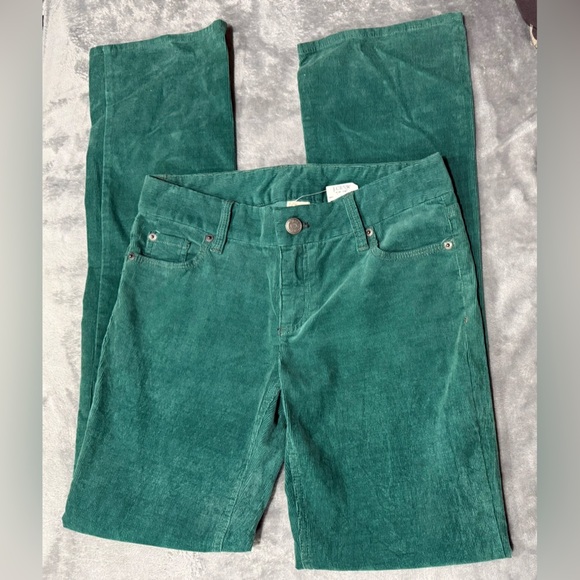 J Crew Green Corduroy Pants - Picture 2 of 9